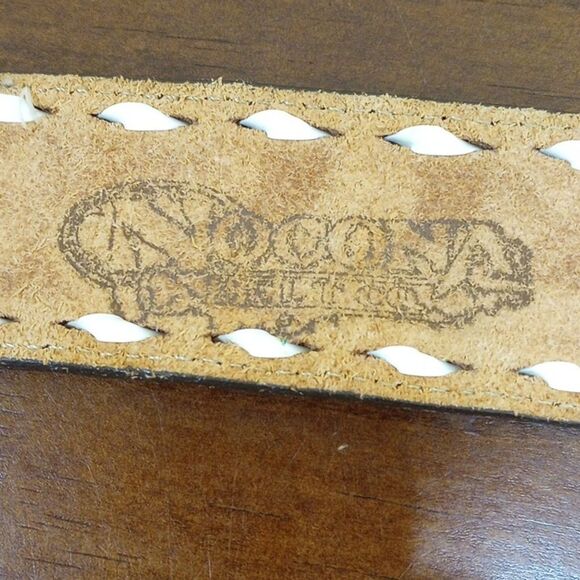 Kona Kut By Nocona Belt Co. Leather Belt, Size 34 - Vintage! main image 3